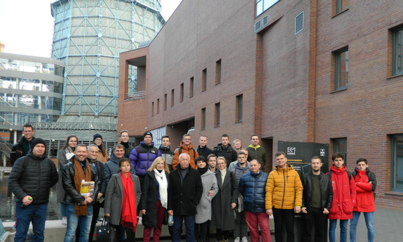 Uczestnicy konferencji podczas sesji wyjazdowej do kompleksu obiektów EC1 Łódź – Miasto Kultury